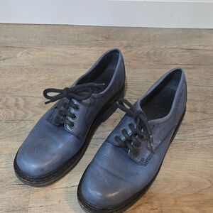 Mephisto Men's Navy Leather Oxfords